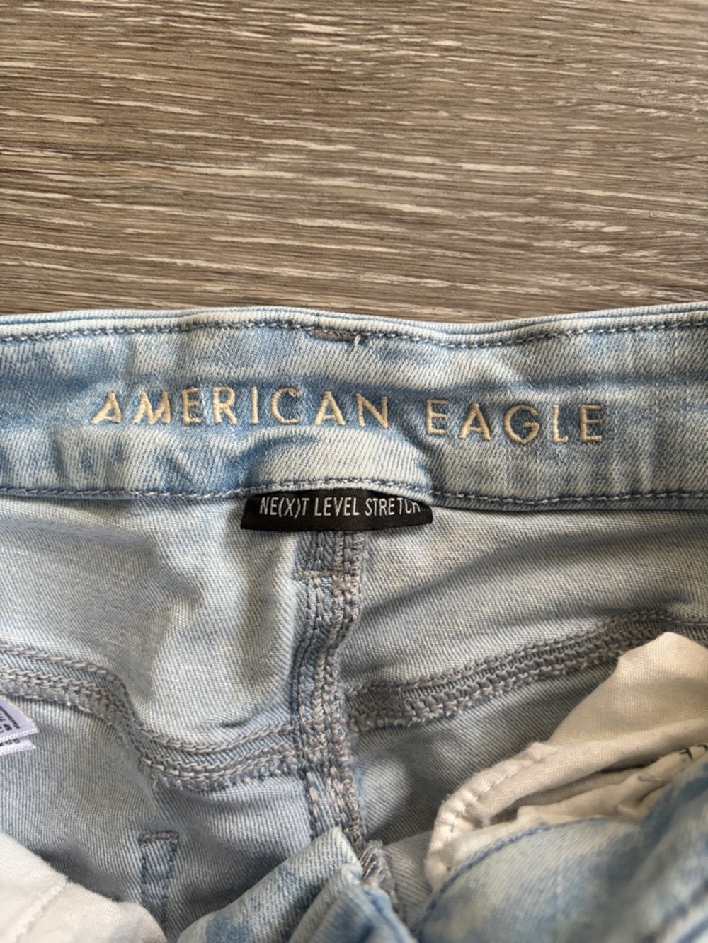 American Eagle Jeggings Bundle — Light, Distressed Medium, Dark Wash THREE PAIRS - Picture 8 of 13
